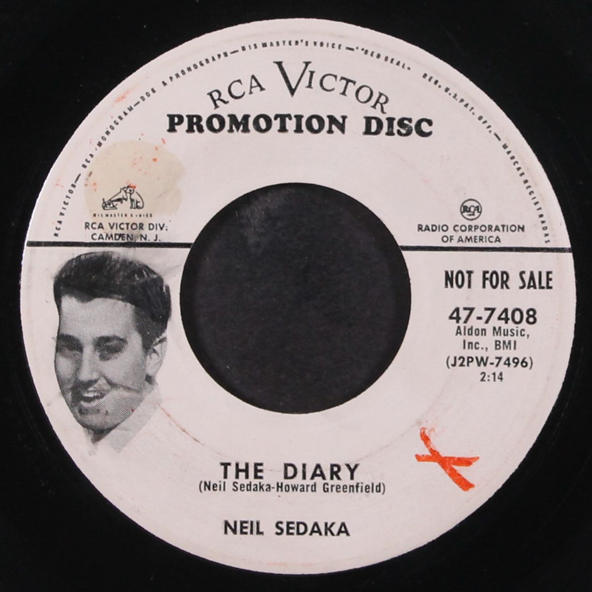 the diary / no vacancy by NEIL SEDAKA