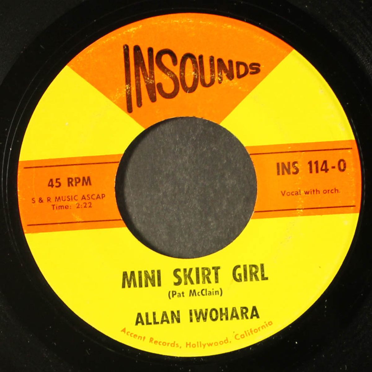 mini skirt girl / postman rush my letter through by ALLAN IWOHARA