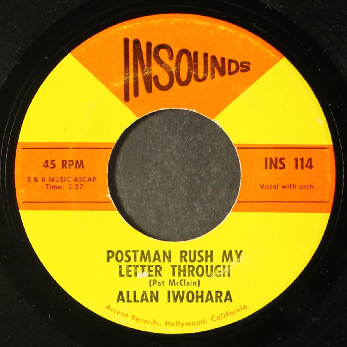 mini skirt girl / postman rush my letter through by ALLAN IWOHARA