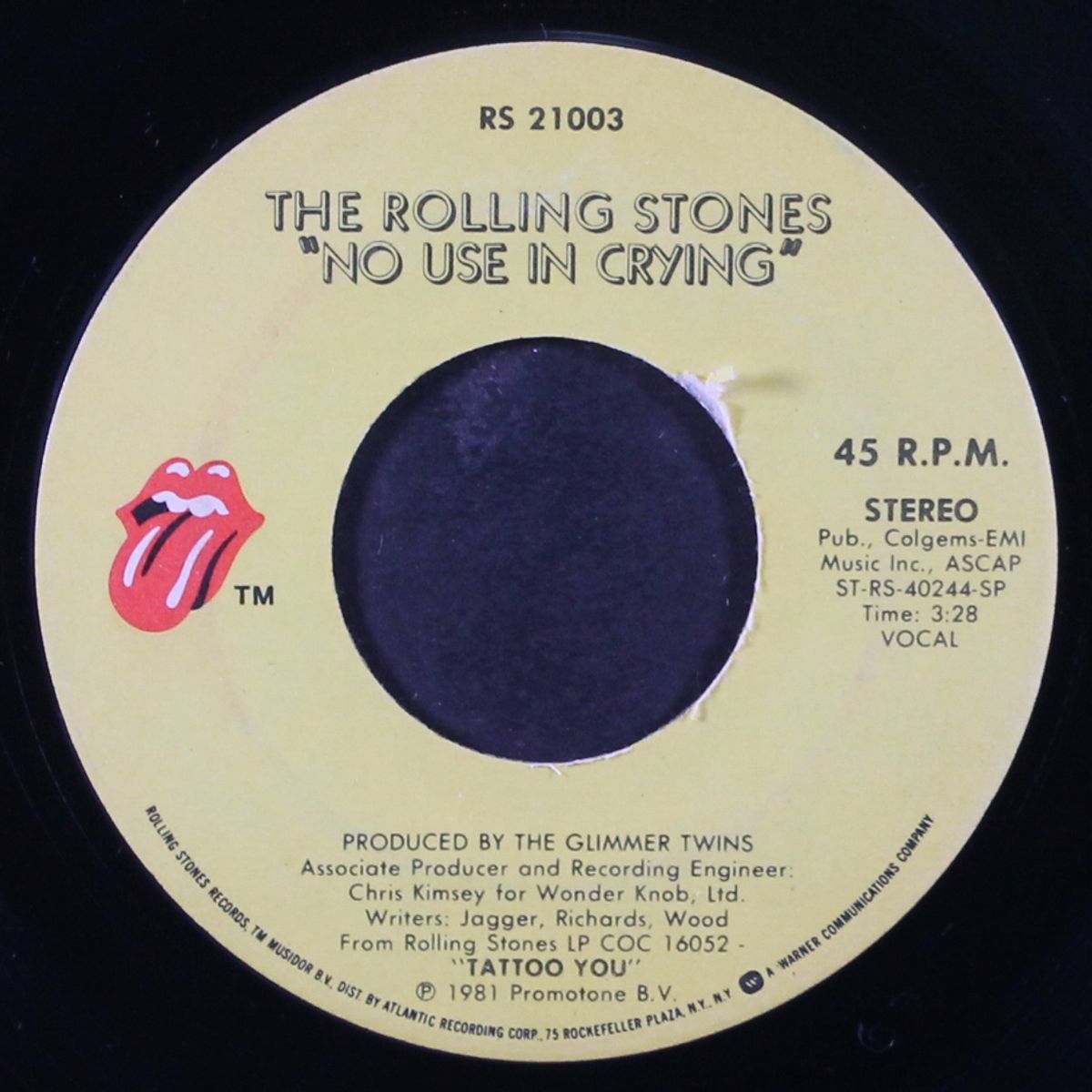 start me up / no use in crying by ROLLING STONES