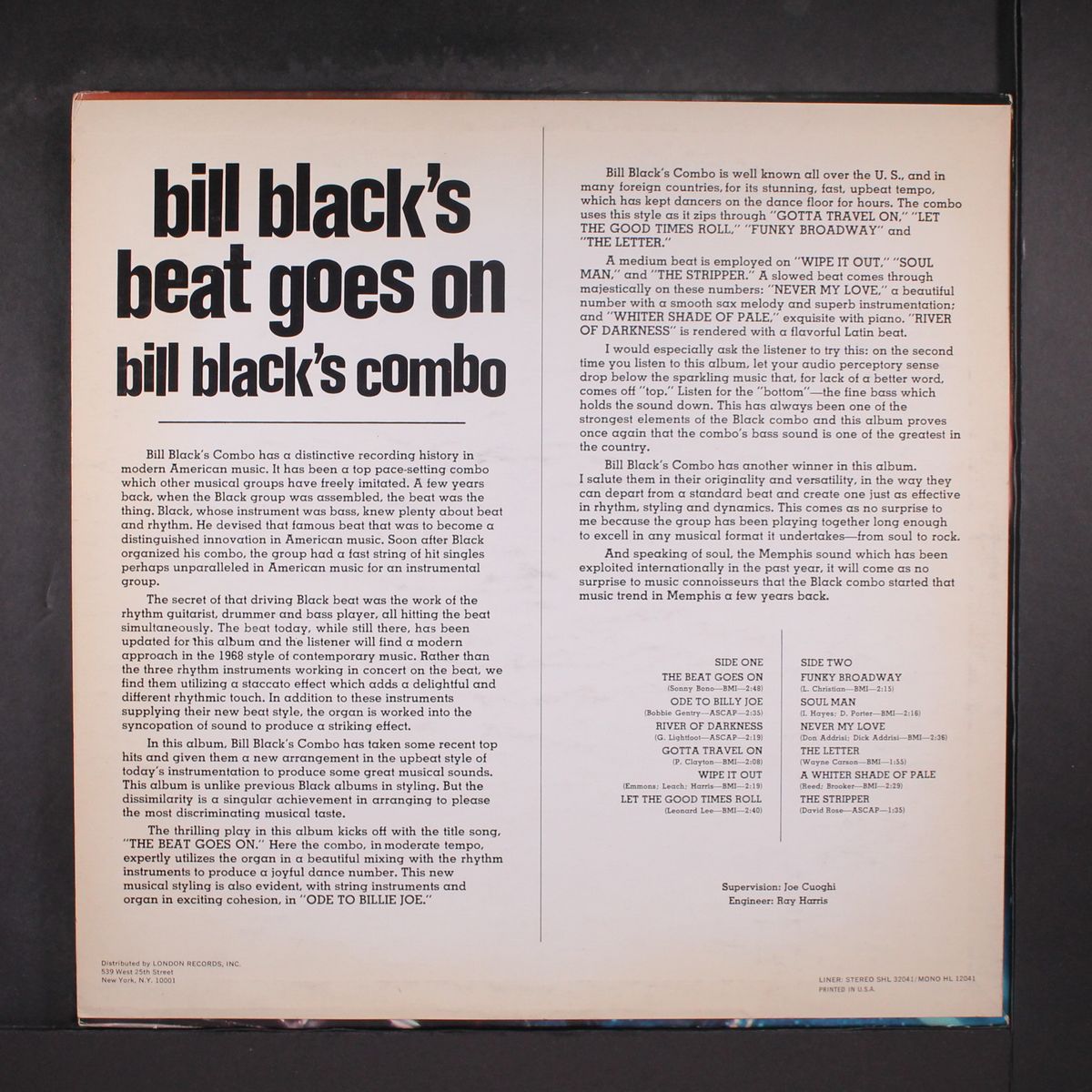 bill black's beat goes on by BILL BLACK'S COMBO