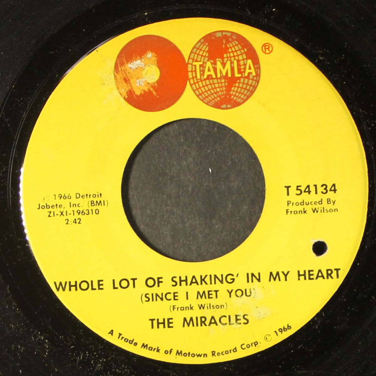 whole lot of shakin' in my heart / oh be my love by MIRACLES