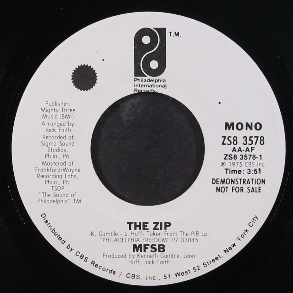 the zip by MFSB