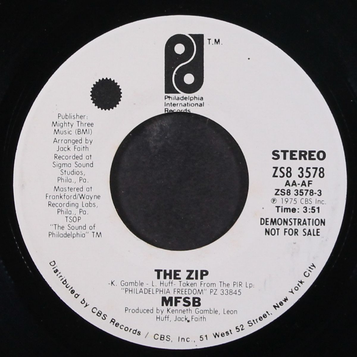 the zip by MFSB