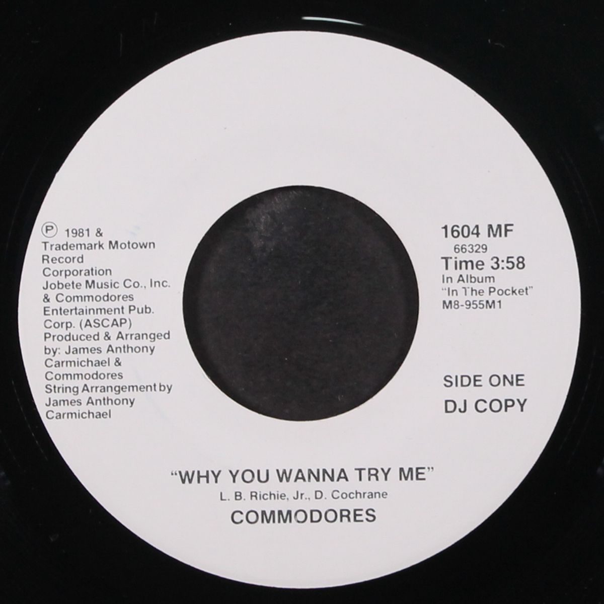why you wanna try me by COMMODORES