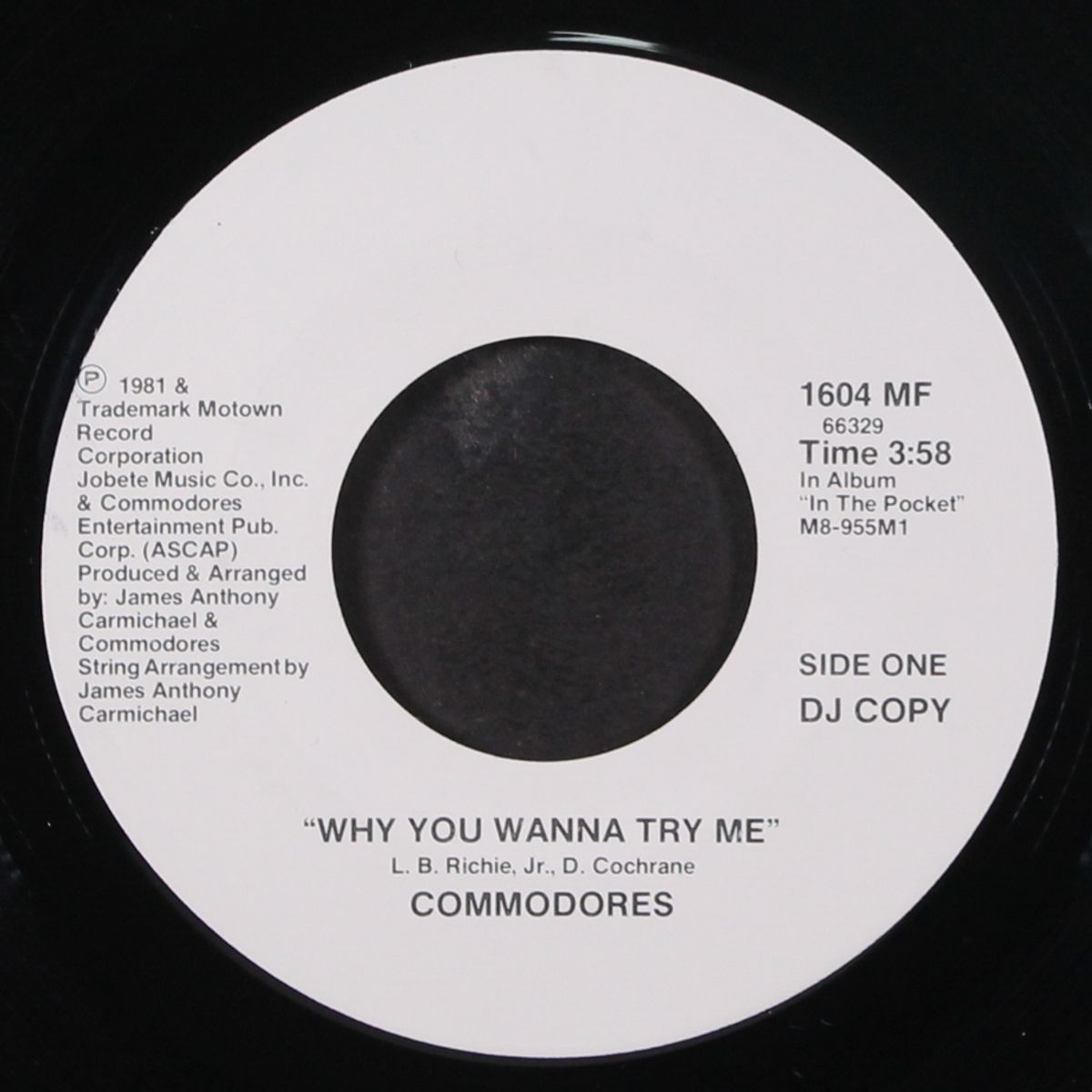 why you wanna try me by COMMODORES