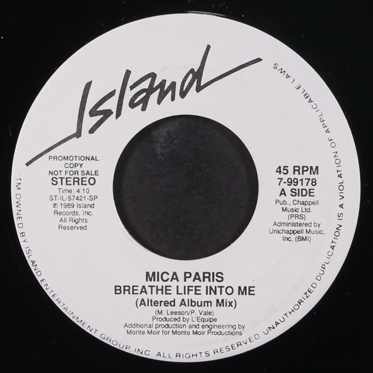 breathe life into me by MICA PARIS