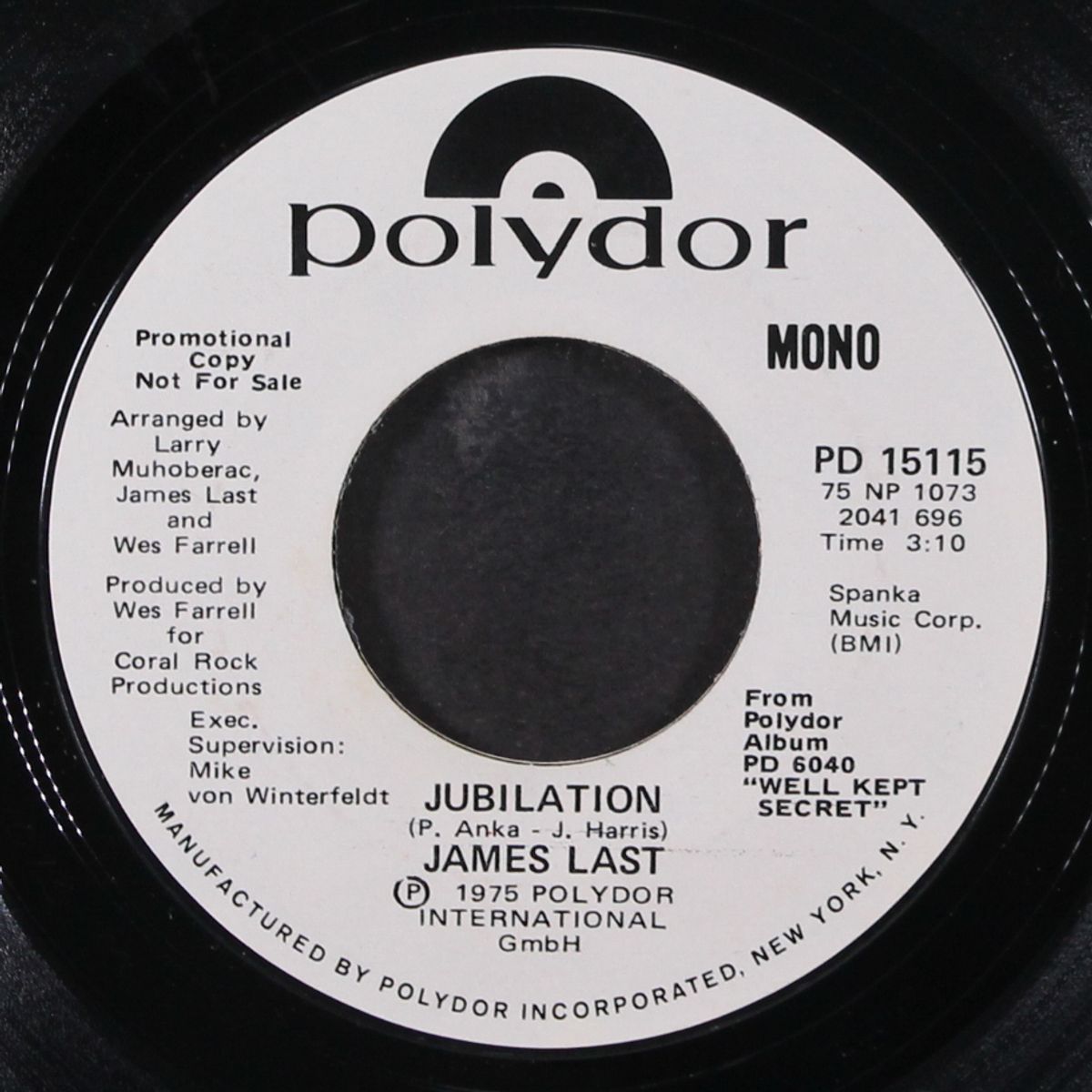 jubilation by JAMES LAST