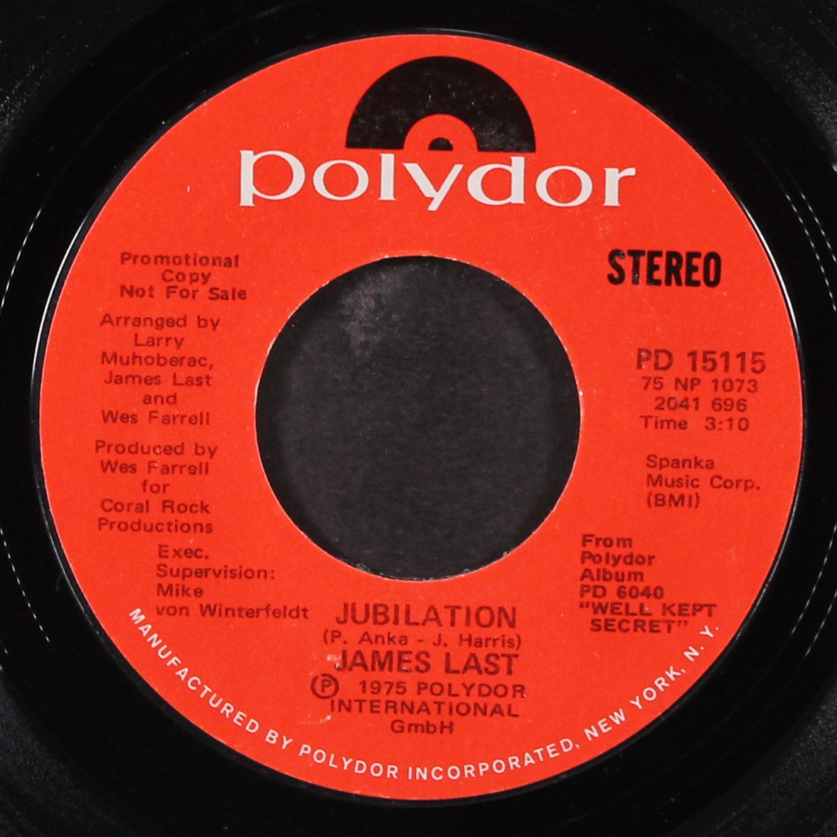 jubilation by JAMES LAST