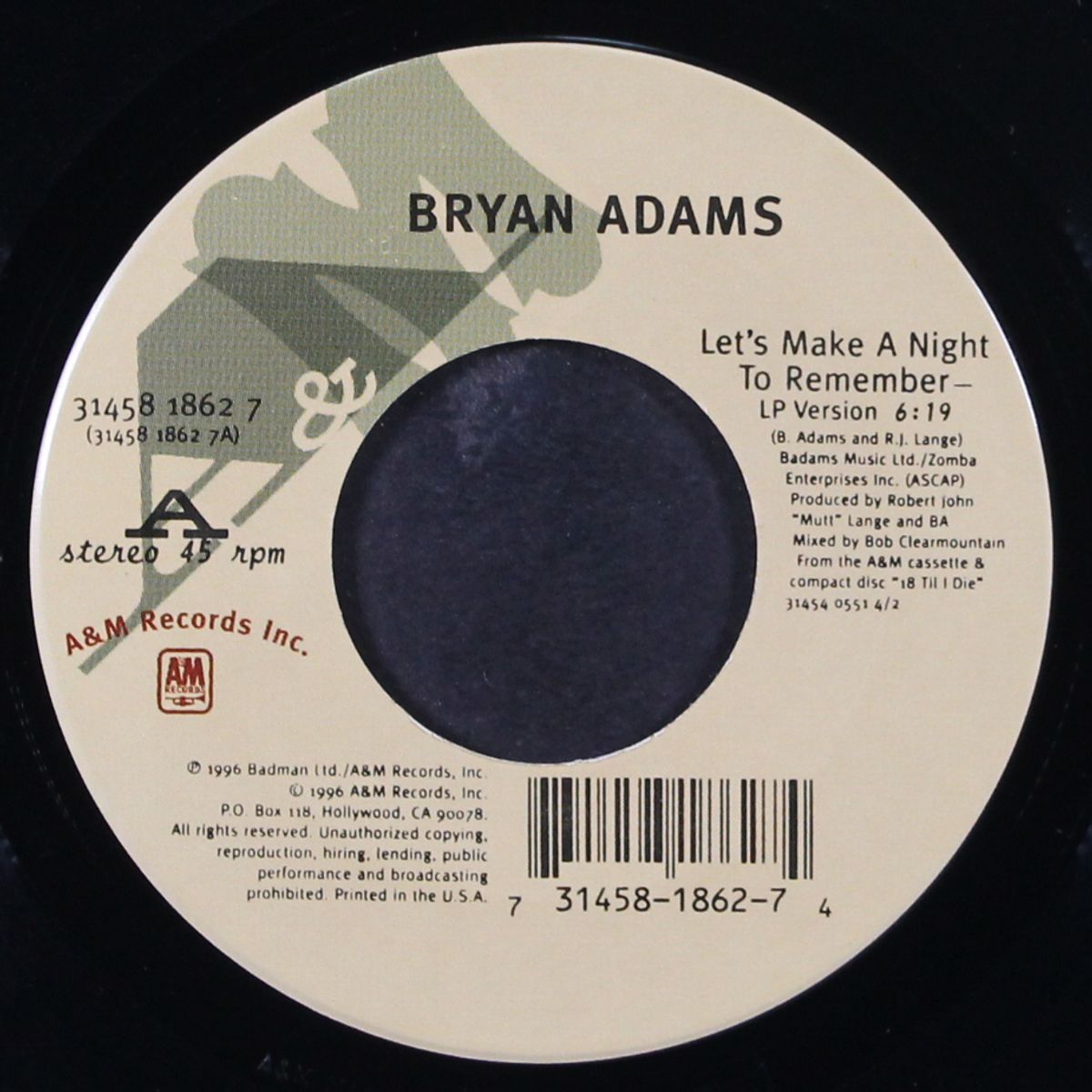 let's make a night to remember by BRYAN ADAMS