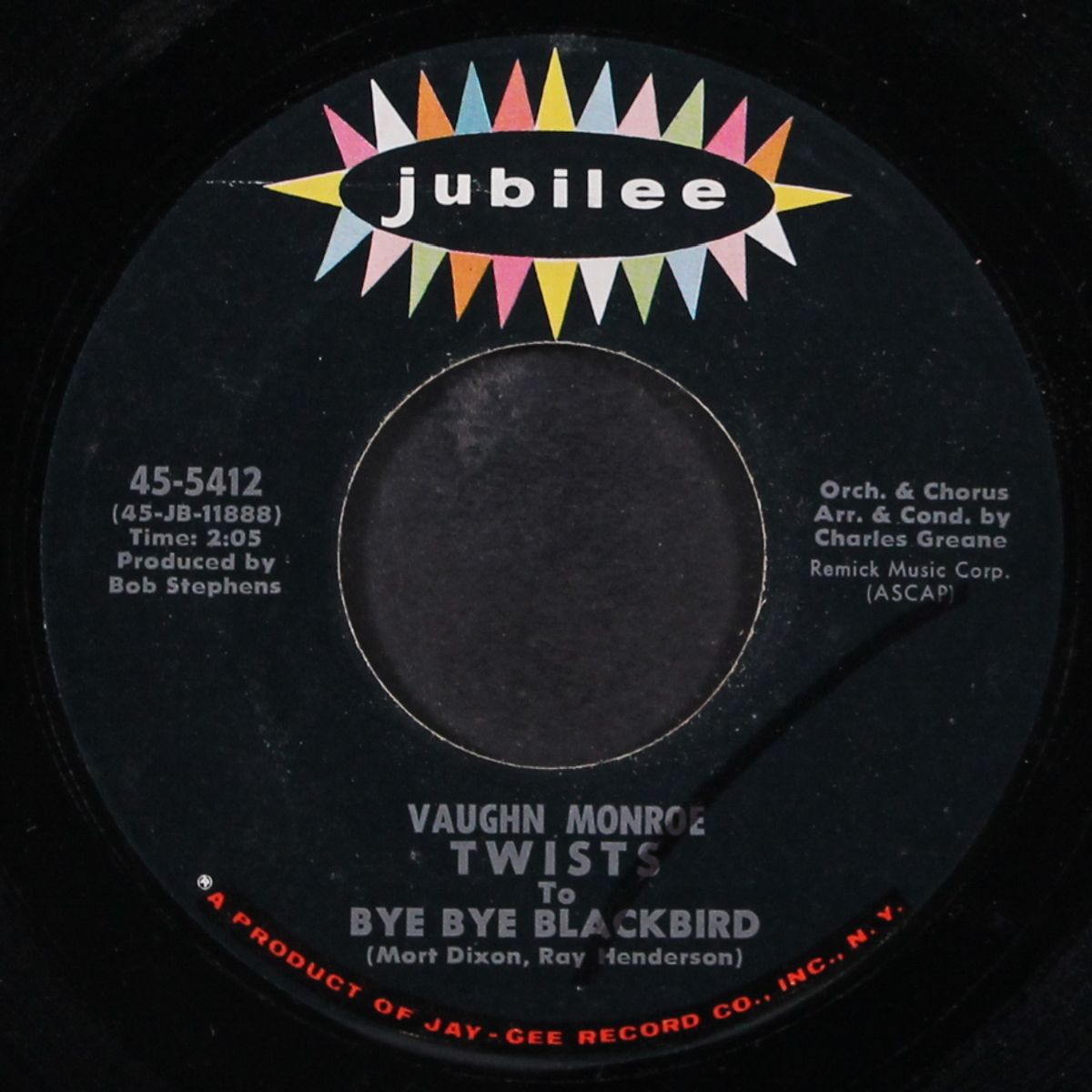 bye bye blackbird / i could have danced all night by VAUGHN MONROE