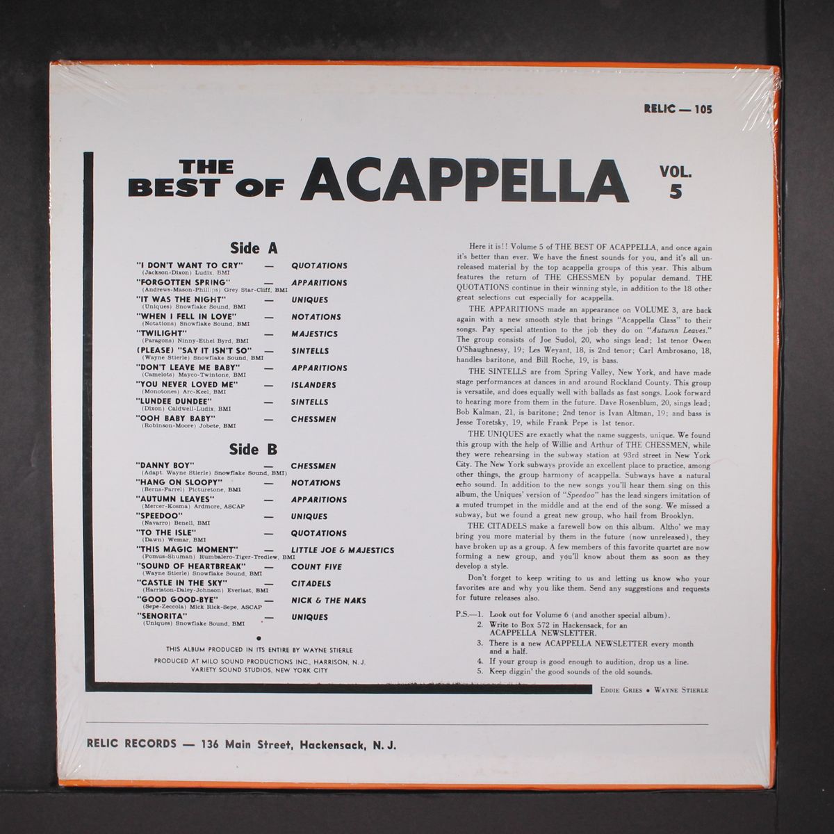 best of acappella, vol. 5 by VARIOUS
