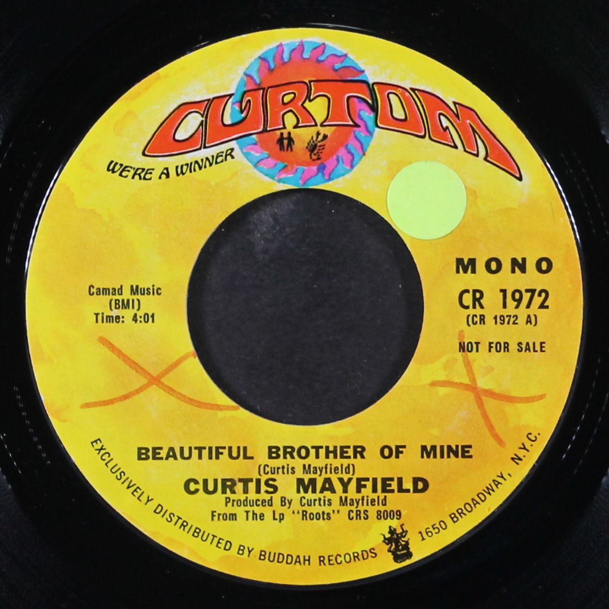 beautiful brother of mine / mono by CURTIS MAYFIELD