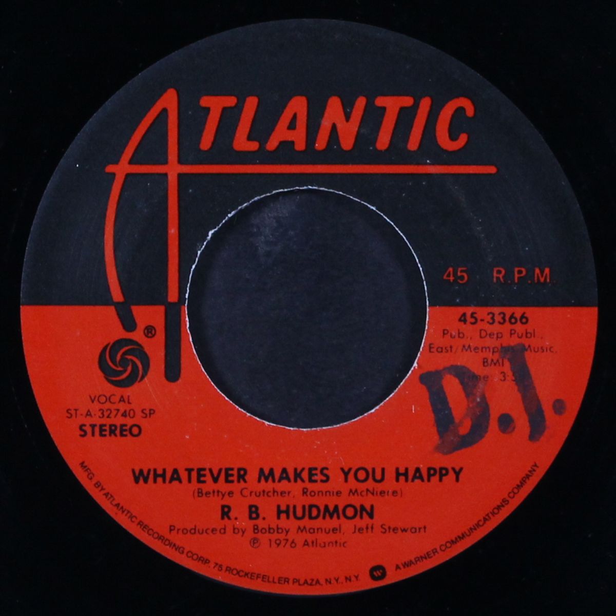 holdin' on / whatever makes you happy by R.B. HUDMON