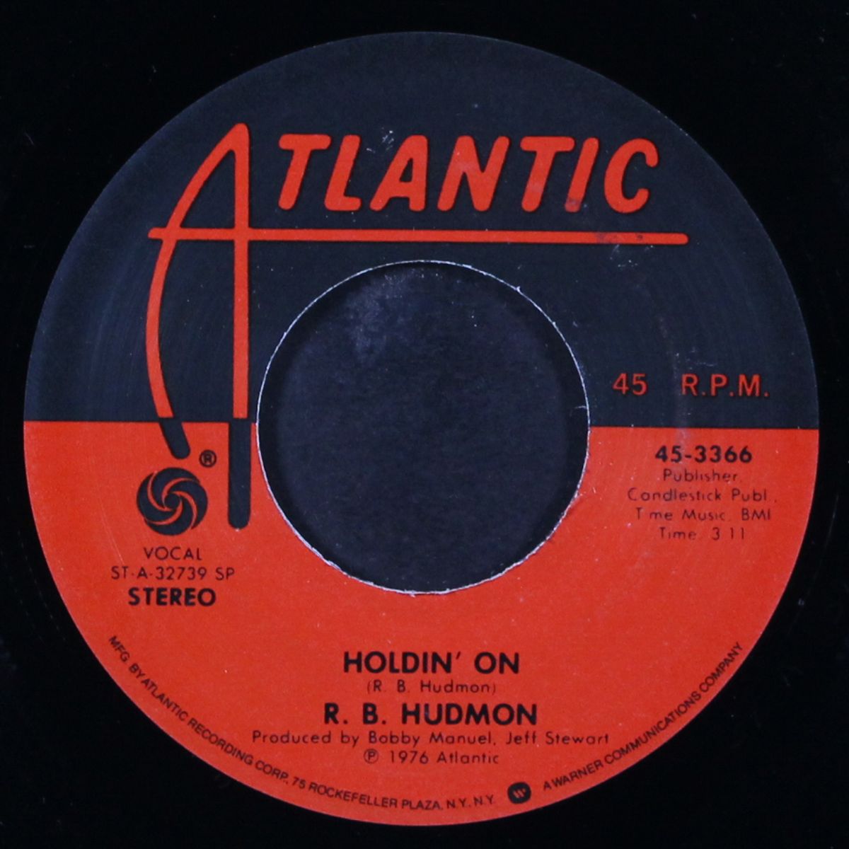 holdin' on / whatever makes you happy by R.B. HUDMON