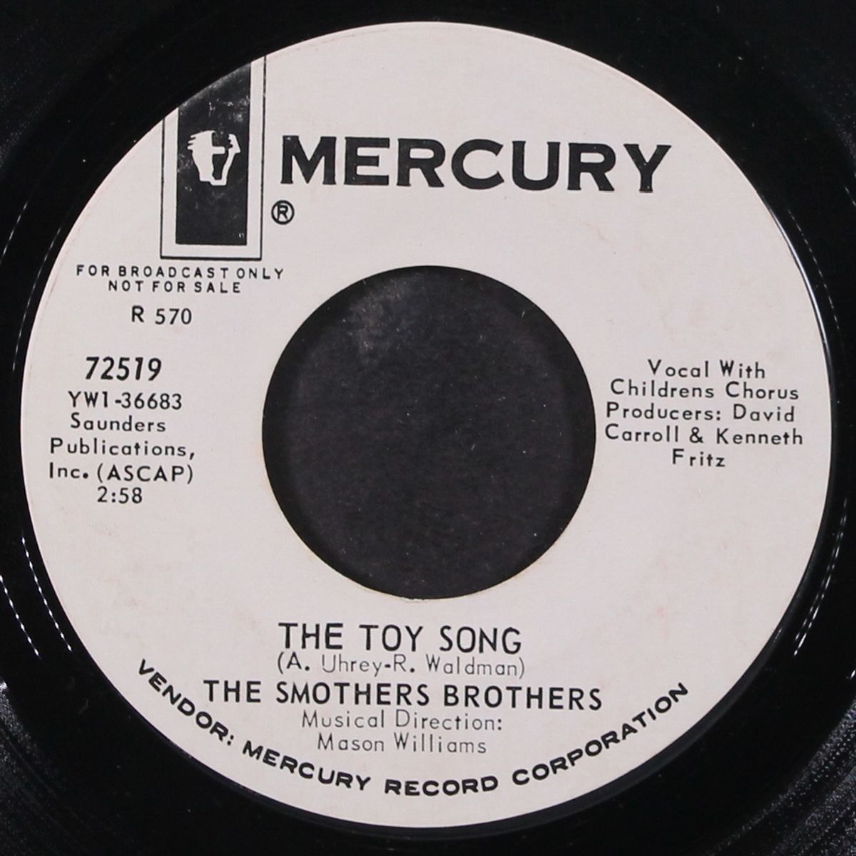 toy song / little sacka sugar by SMOTHERS BROTHERS