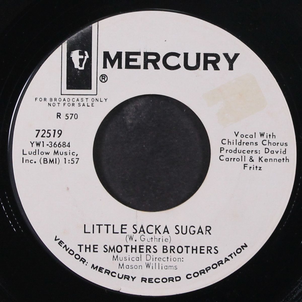 toy song / little sacka sugar by SMOTHERS BROTHERS