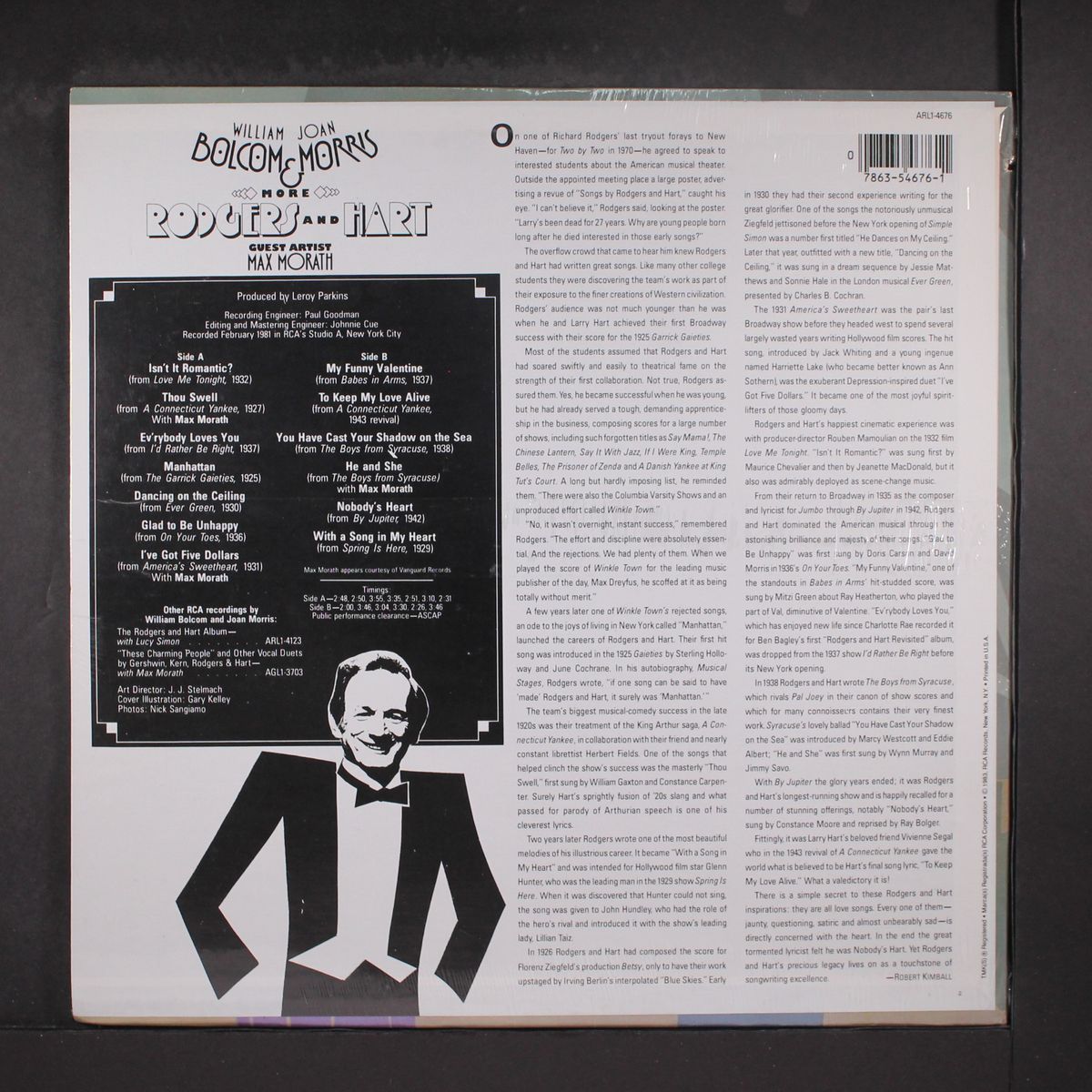 more rodgers & hart by WILLIAM BOLCOM & JOAN MORRIS