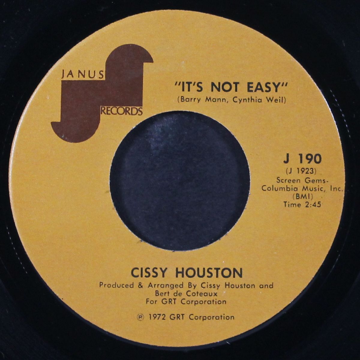 it's not easy / didn't we by CISSY HOUSTON
