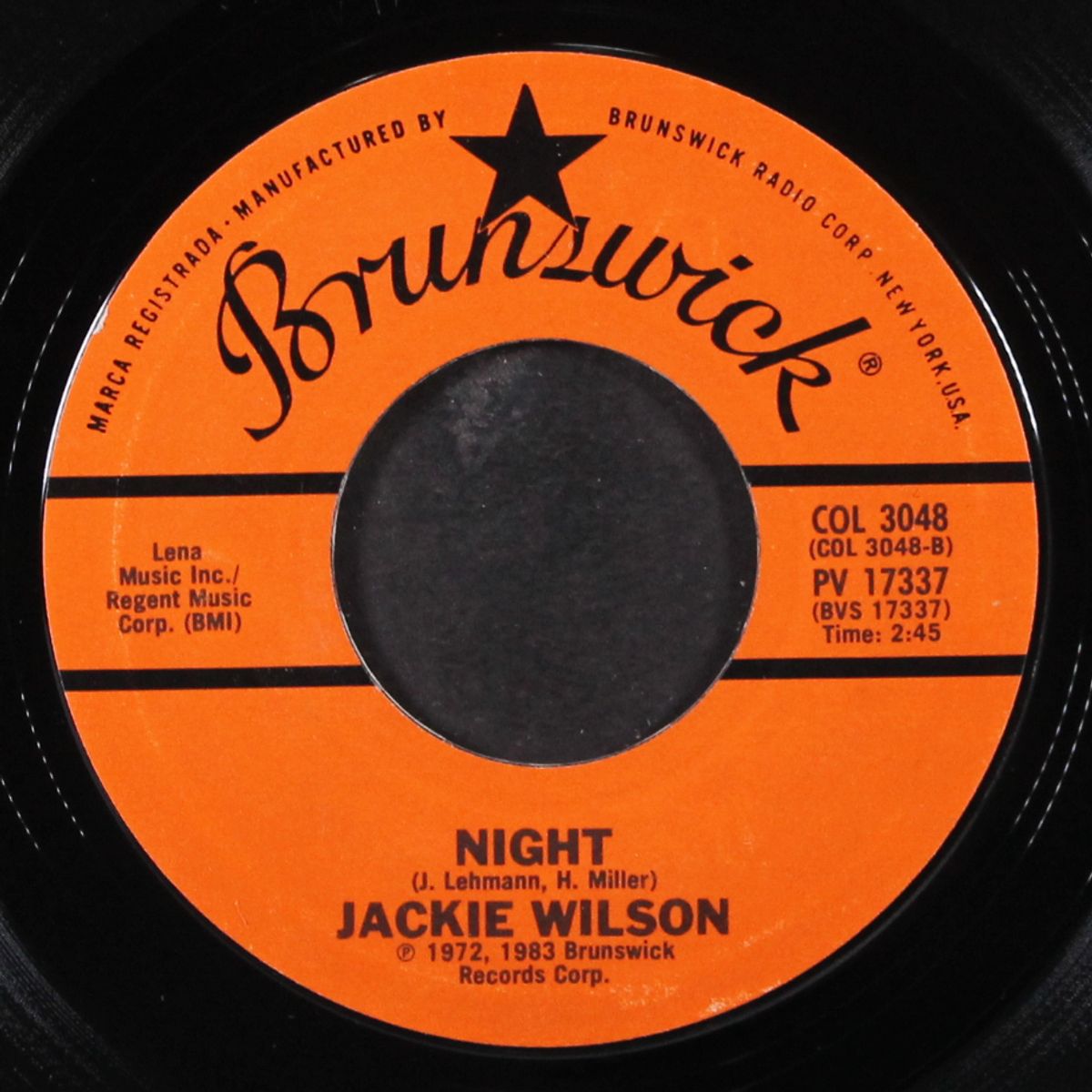 whispers / night by JACKIE WILSON