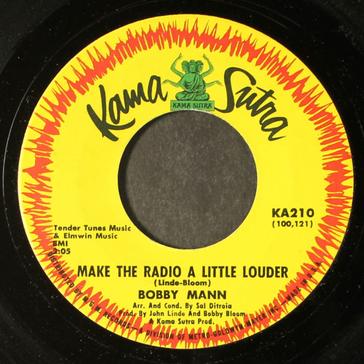 make the radio play a little louder / heart of town by BOBBY MANN