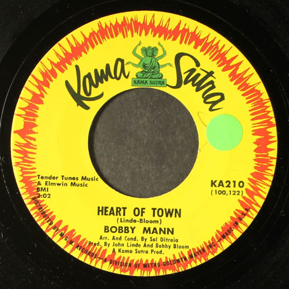 make the radio play a little louder / heart of town by BOBBY MANN