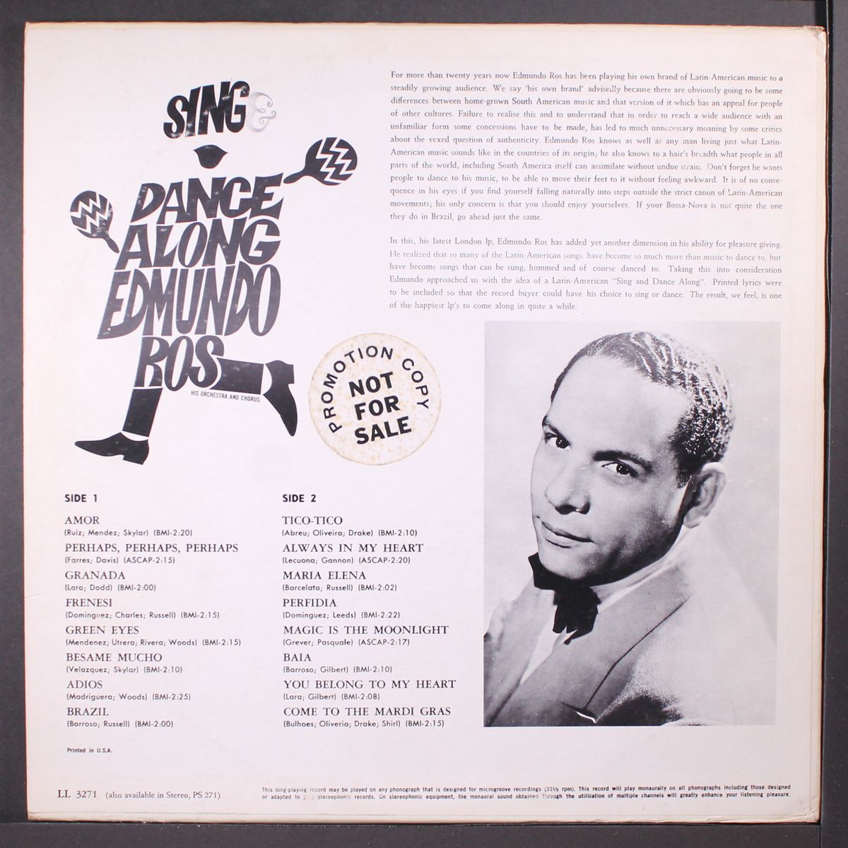 sing and dance along by EDMUNDO ROS