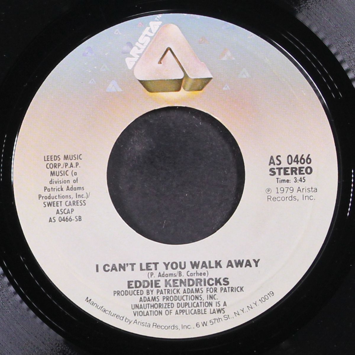 i just want to be the one in your life / i can't let you walk away by EDDIE KENDRICKS