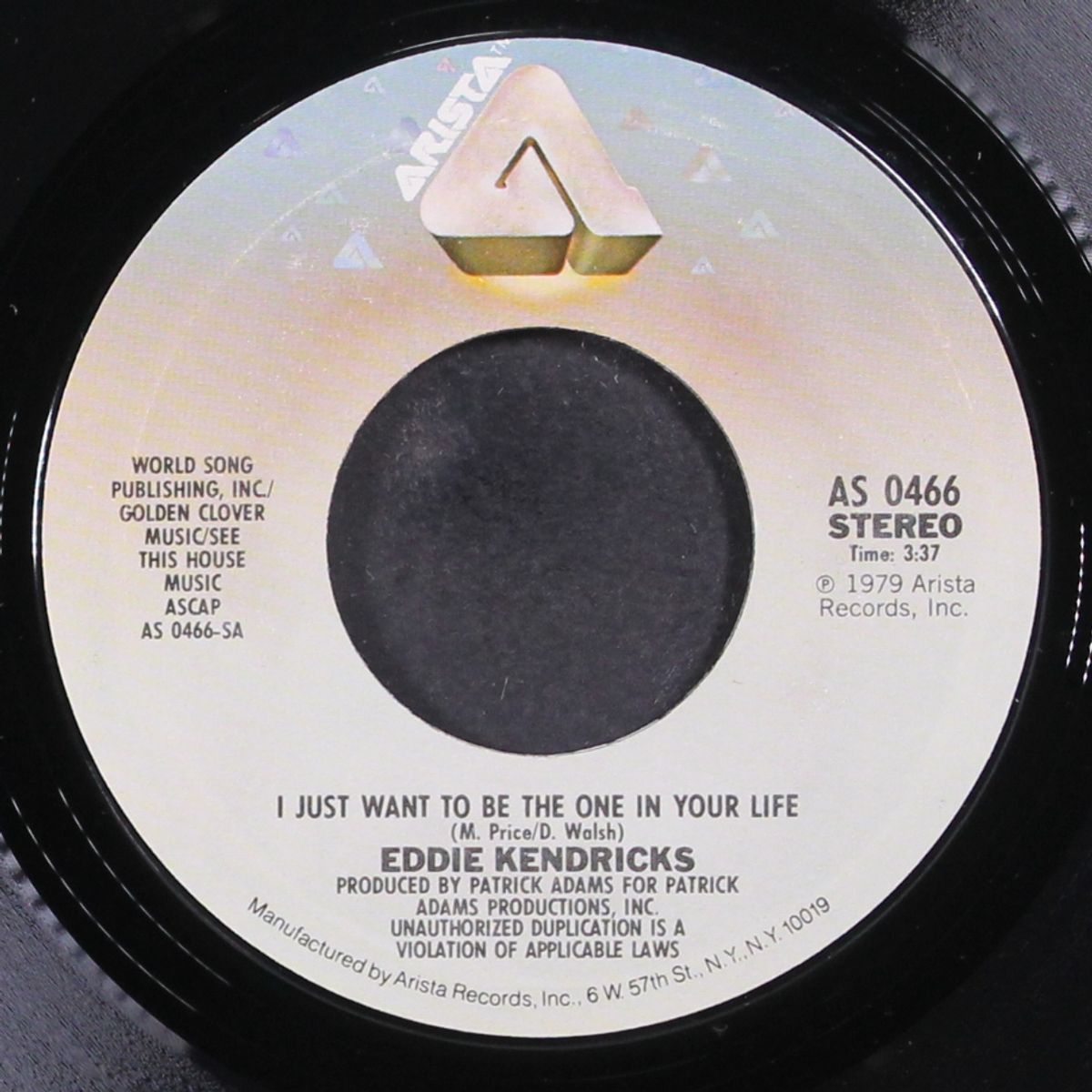 i just want to be the one in your life / i can't let you walk away by EDDIE KENDRICKS