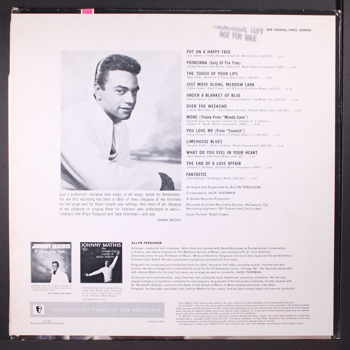 this is love by JOHNNY MATHIS
