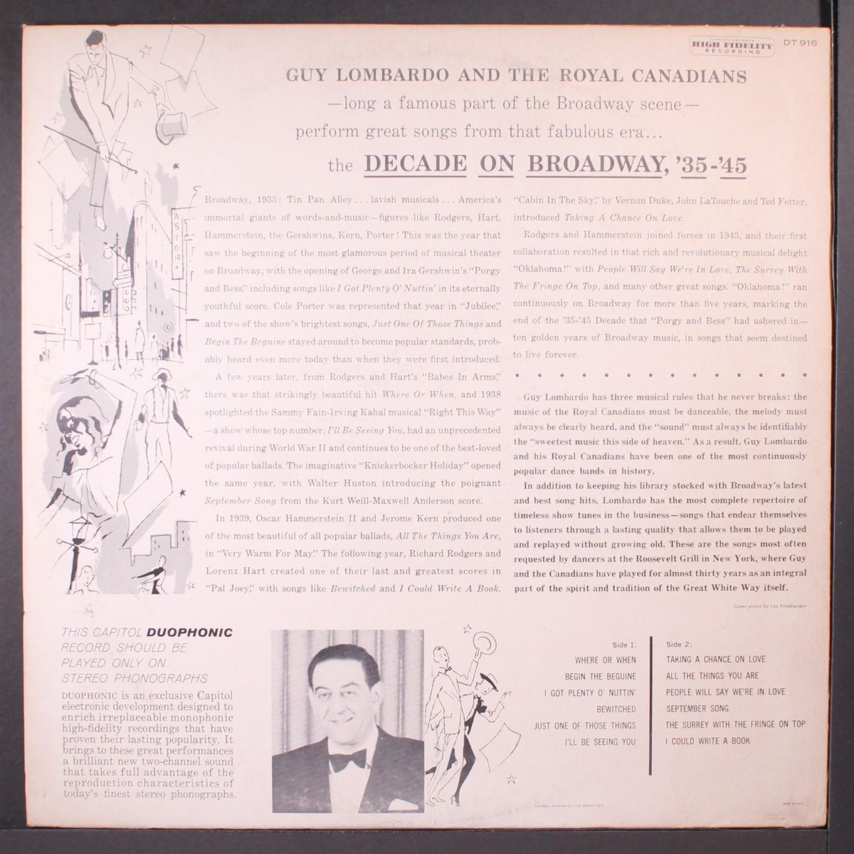 decade on broadway '35-'45 by GUY LOMBARDO