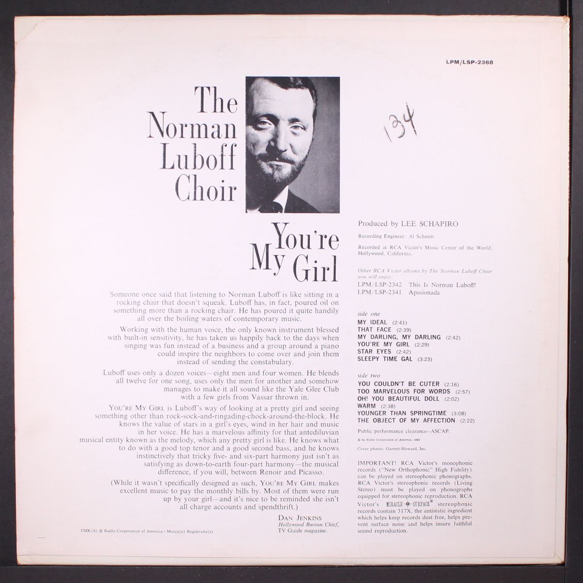 you're my girl by NORMAN LUBOFF CHOIR