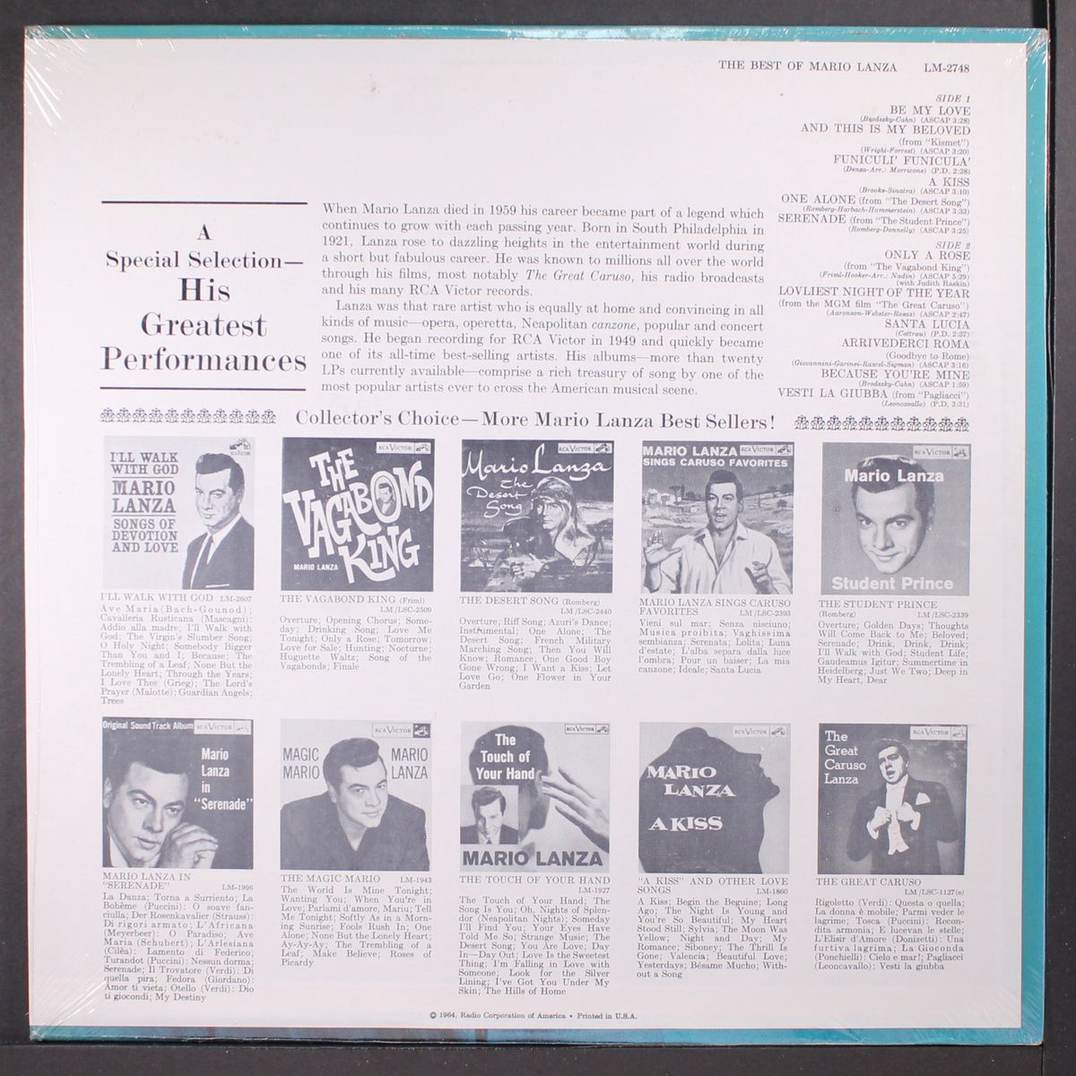best of by MARIO LANZA
