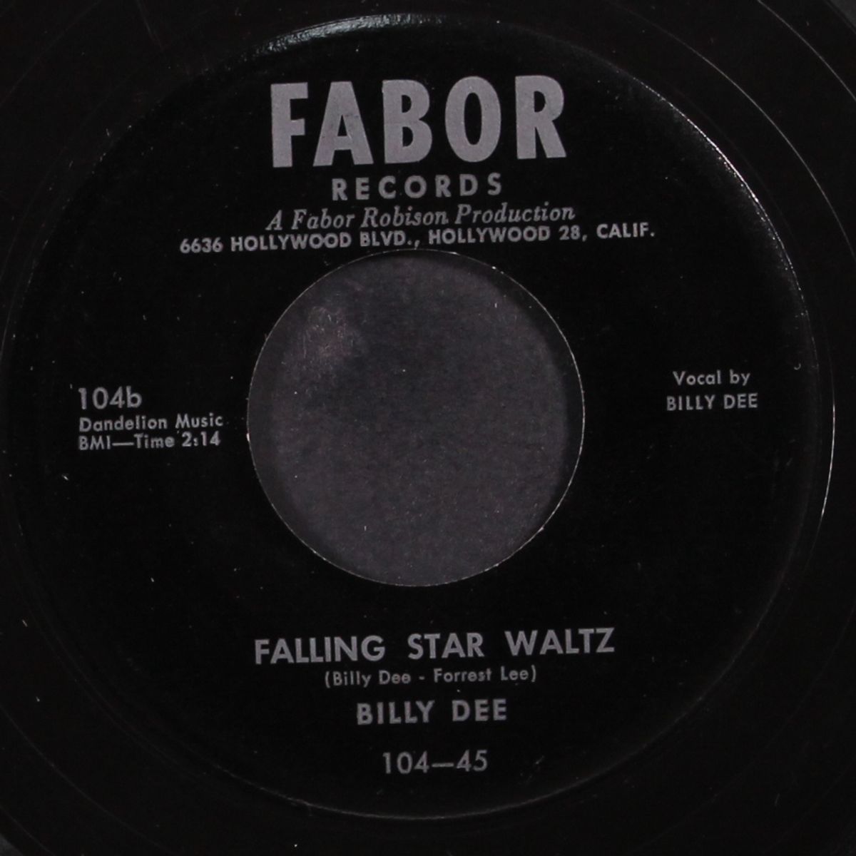 drinking tequila / falling star waltz by BILLY DEE