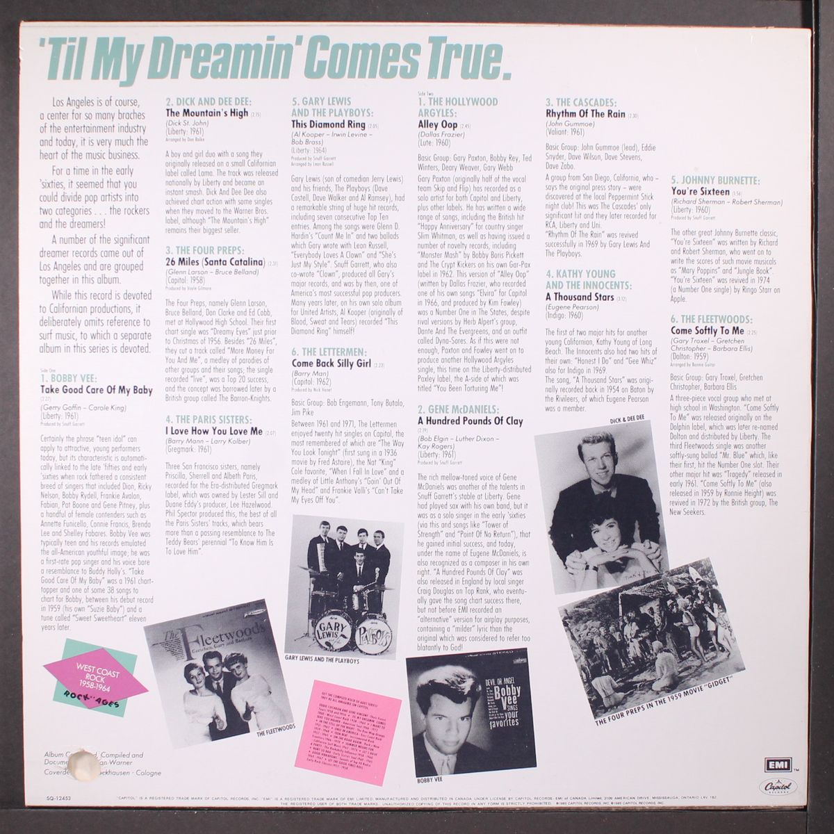 'til my dreamin' comes true- west coast rock:1958-1964 by VARIOUS