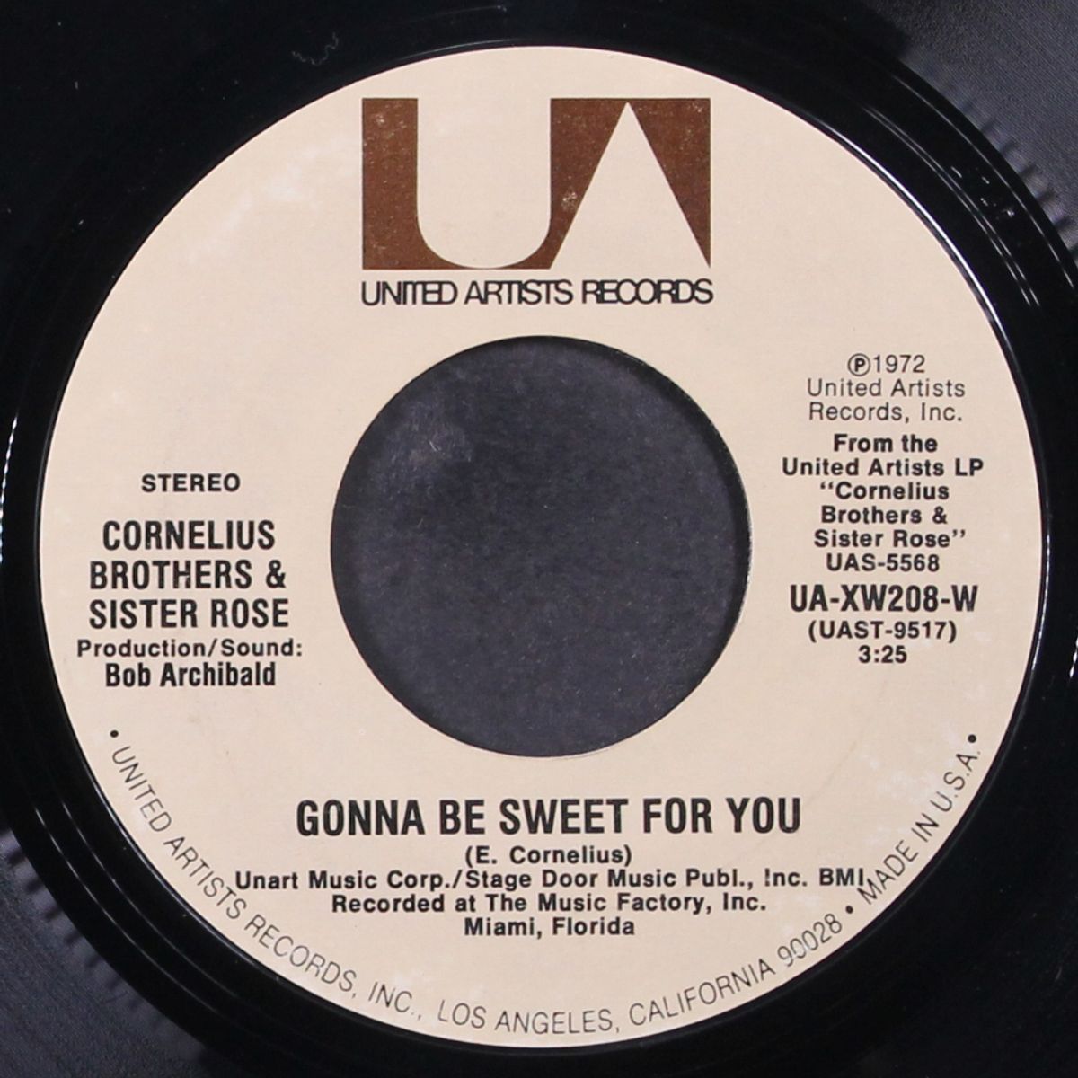 let me down easy / gonna be sweet for you by CORNELIUS BROTHERS & SISTER ROSE