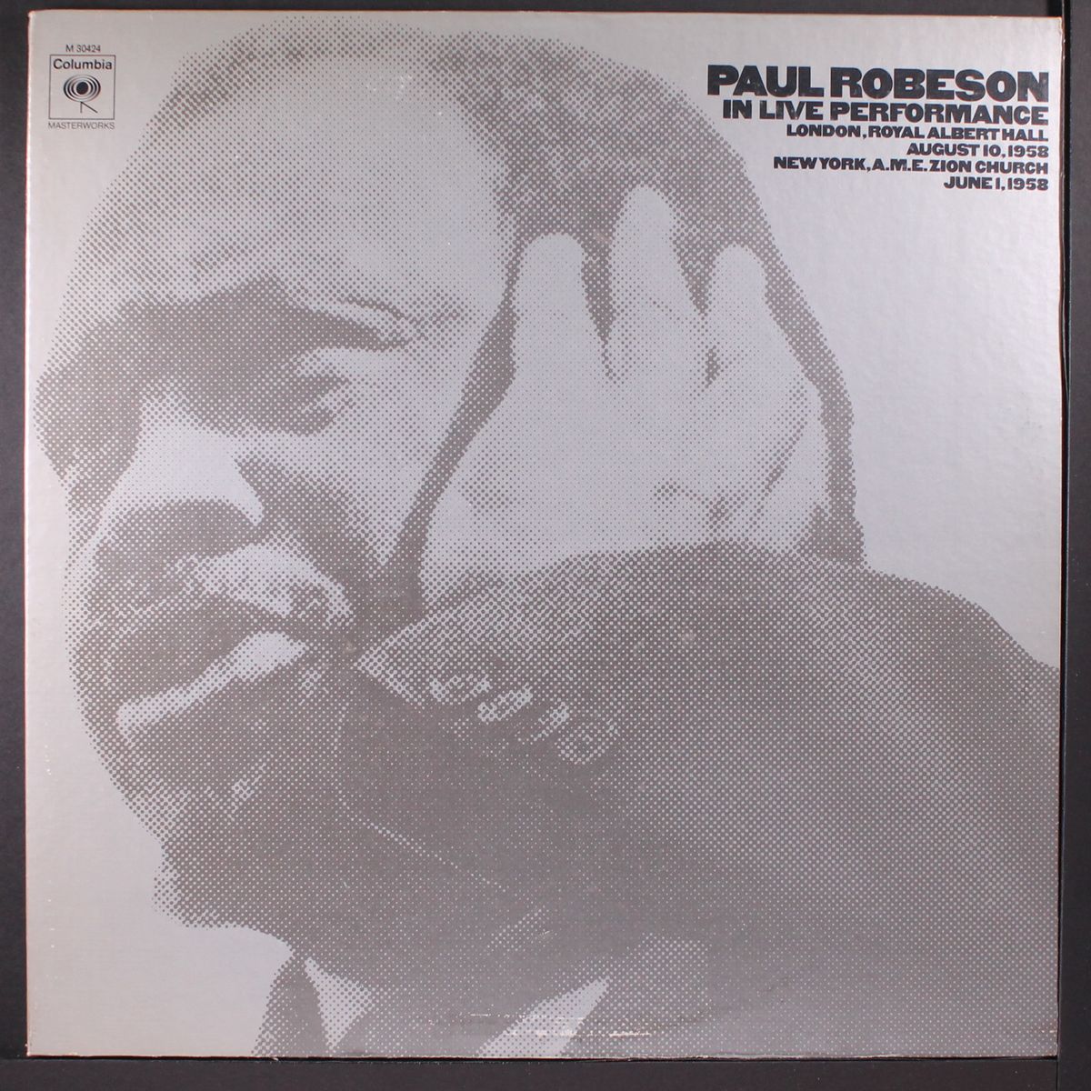 in live performance by PAUL ROBESON