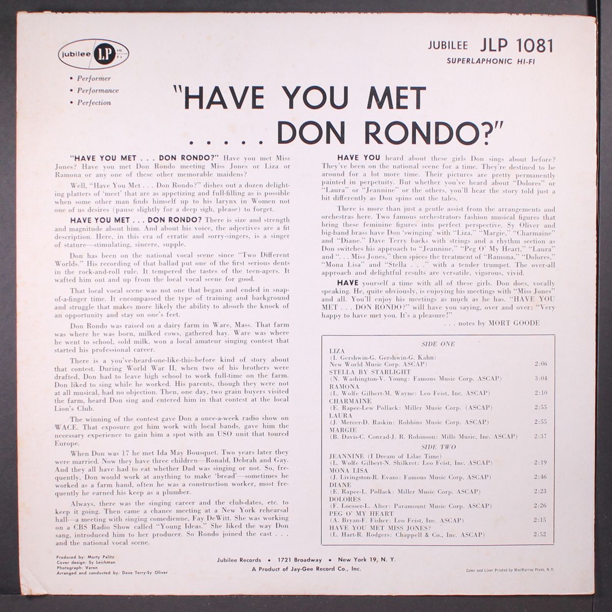 have you met by DON RONDO