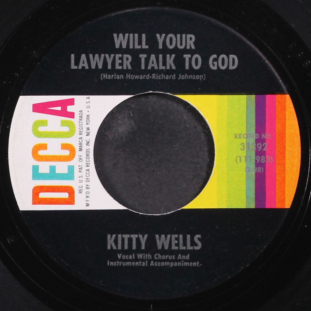 will your lawyer talk to god / the big let down by KITTY WELLS