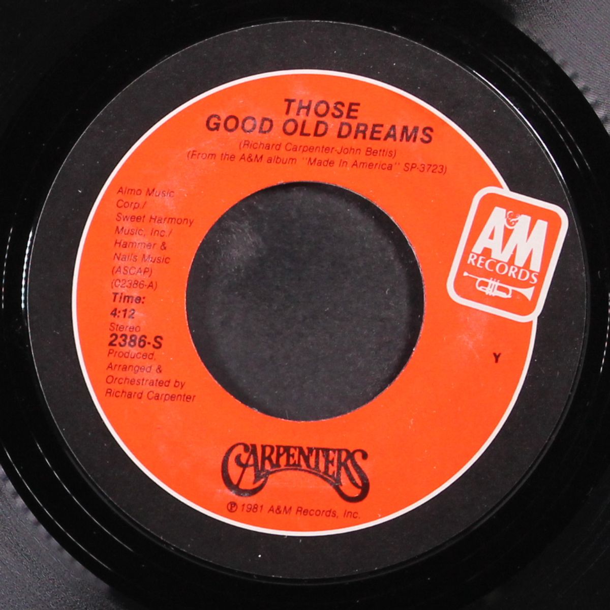 those good old dreams / when it's gone by CARPENTERS