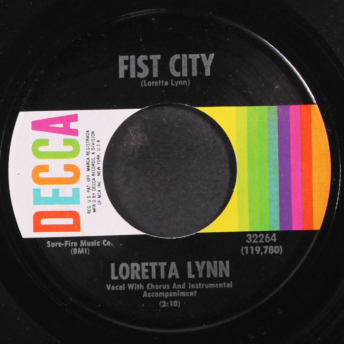 fist city / slowly killing me by LORETTA LYNN