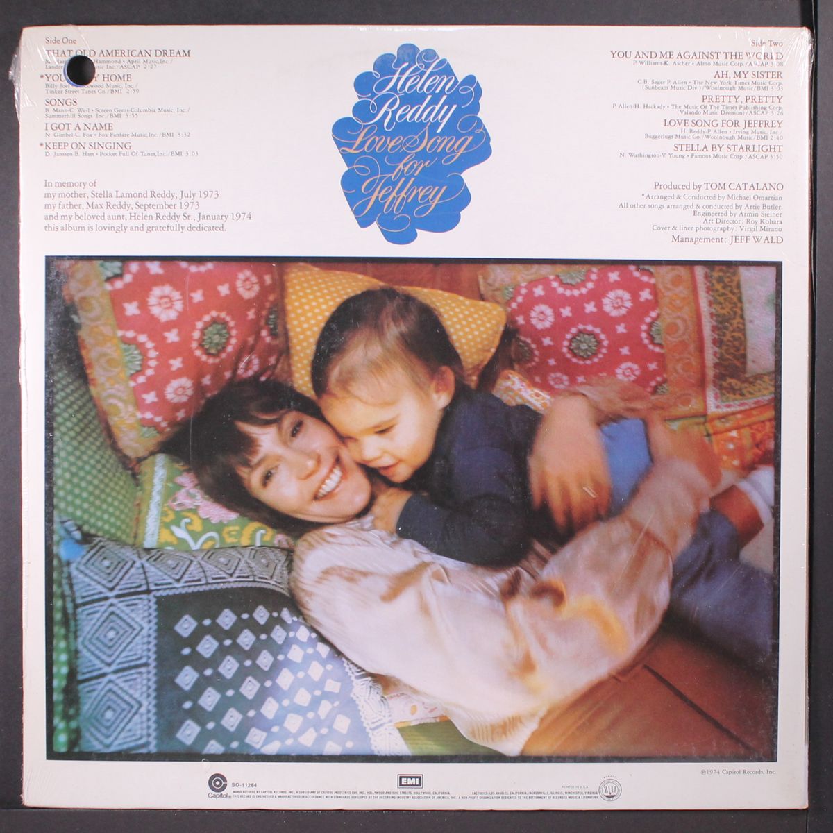 love song for jeffrey by HELEN REDDY