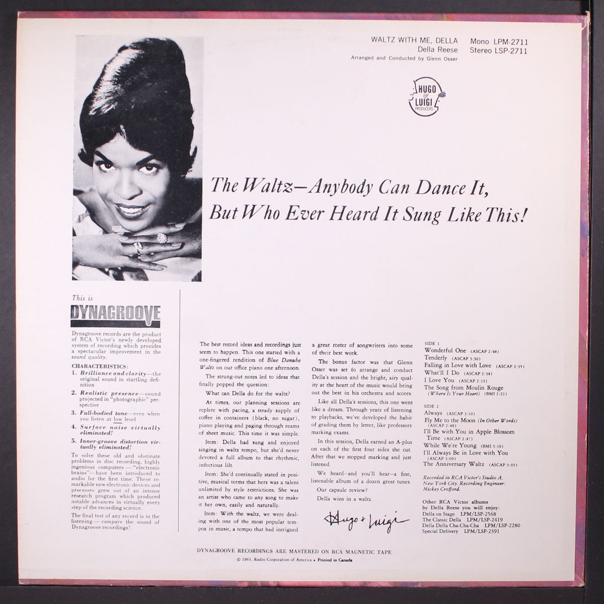 waltz with me, della by DELLA REESE