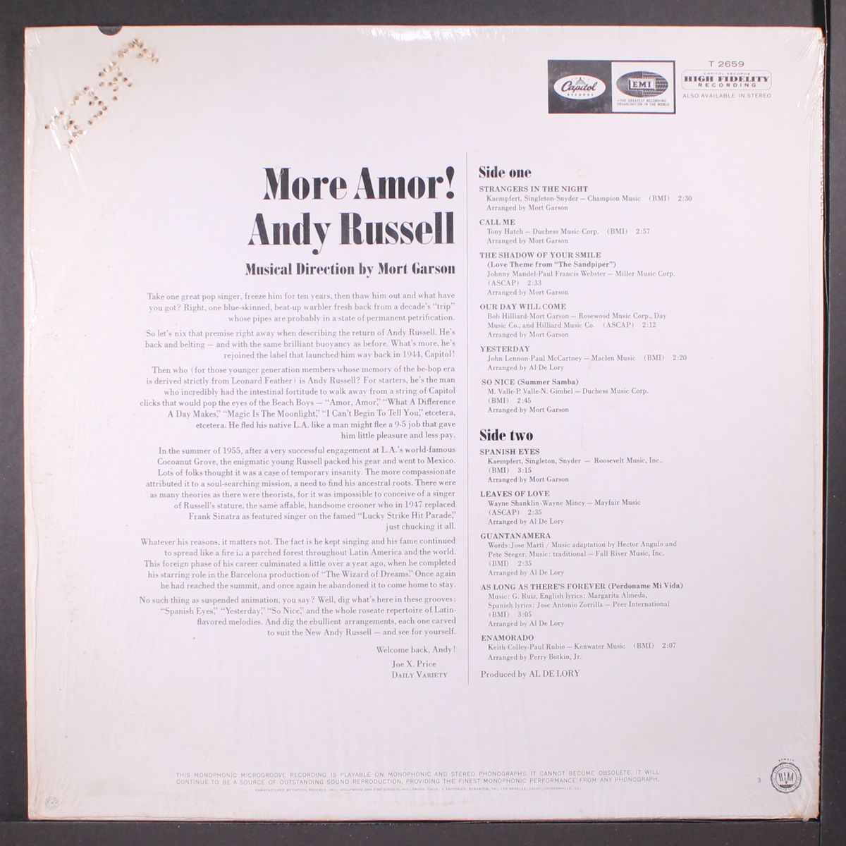 more amor! by ANDY RUSSELL