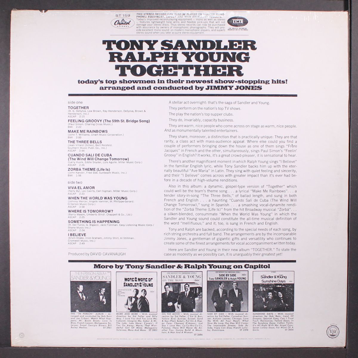 together by TONY SANDLER & RALPH YOUNG