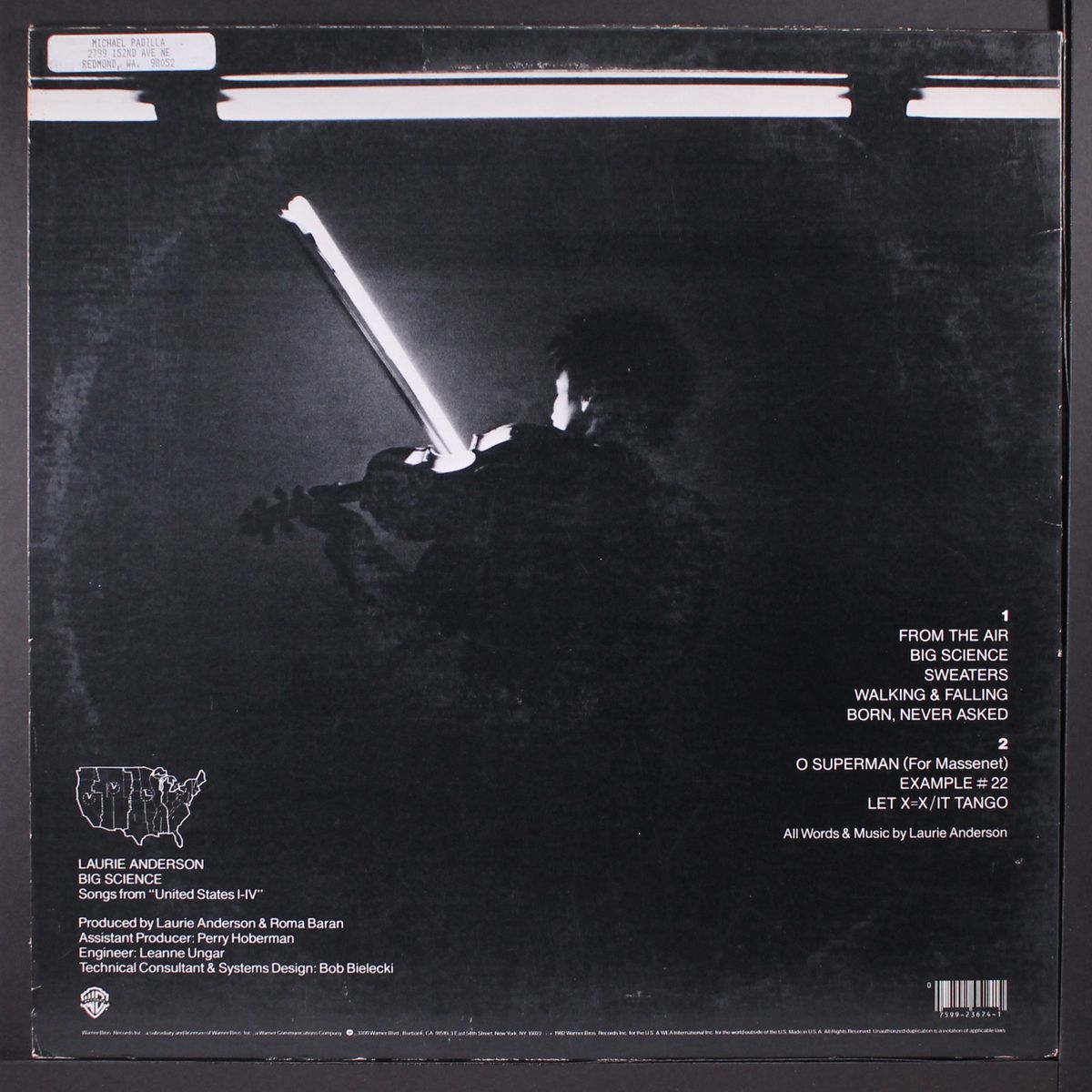 big science by LAURIE ANDERSON