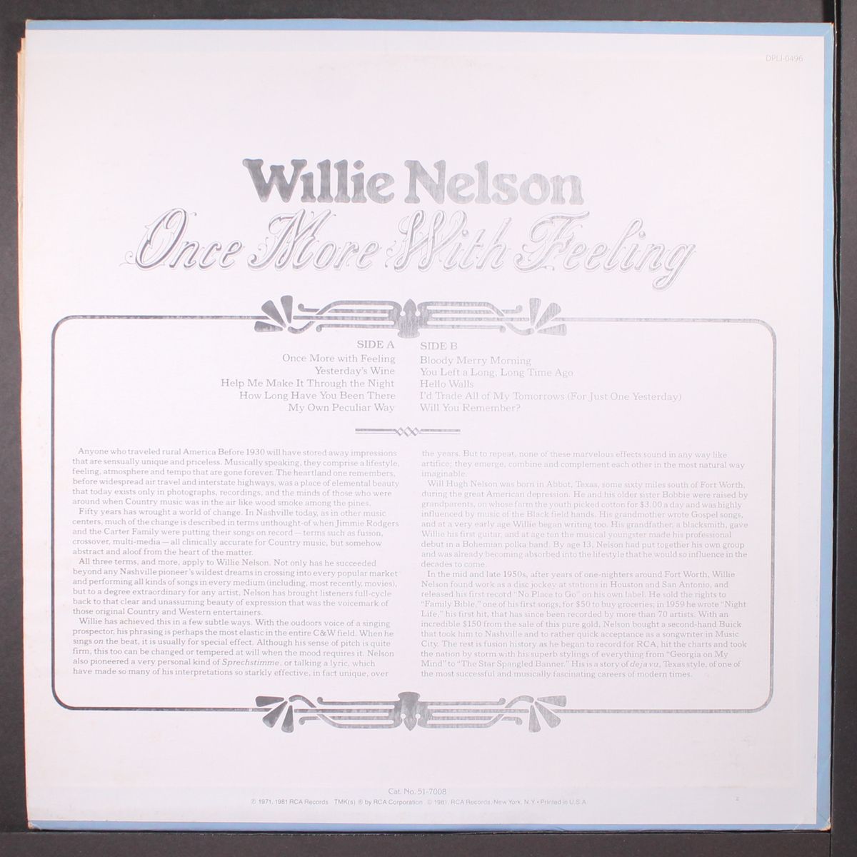 once more with feeling by WILLIE NELSON