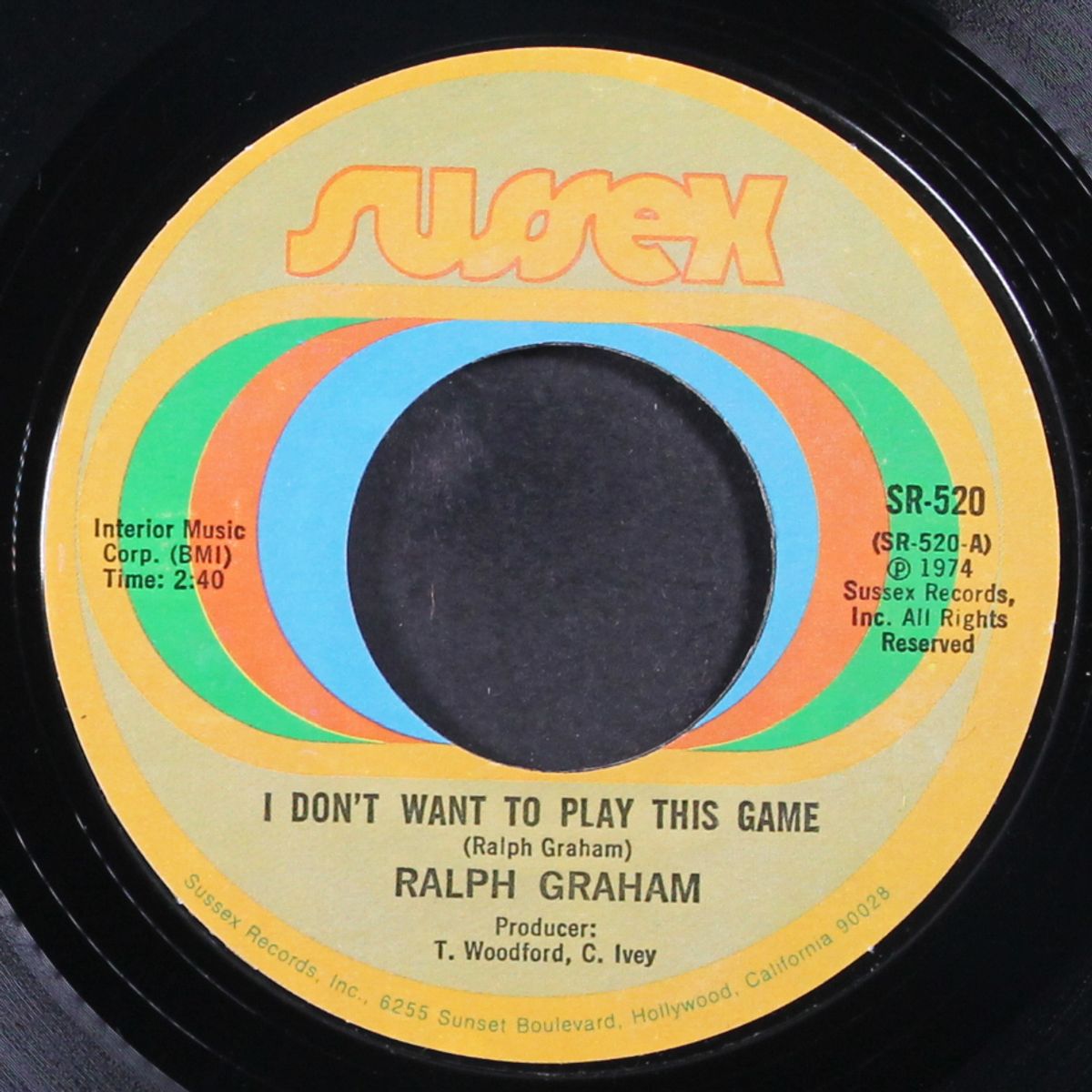 i don't want to play this game / let me love you by RALPH GRAHAM