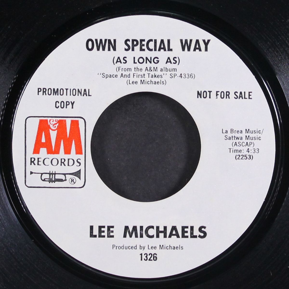 hold on to freedom / own special way by LEE MICHAELS