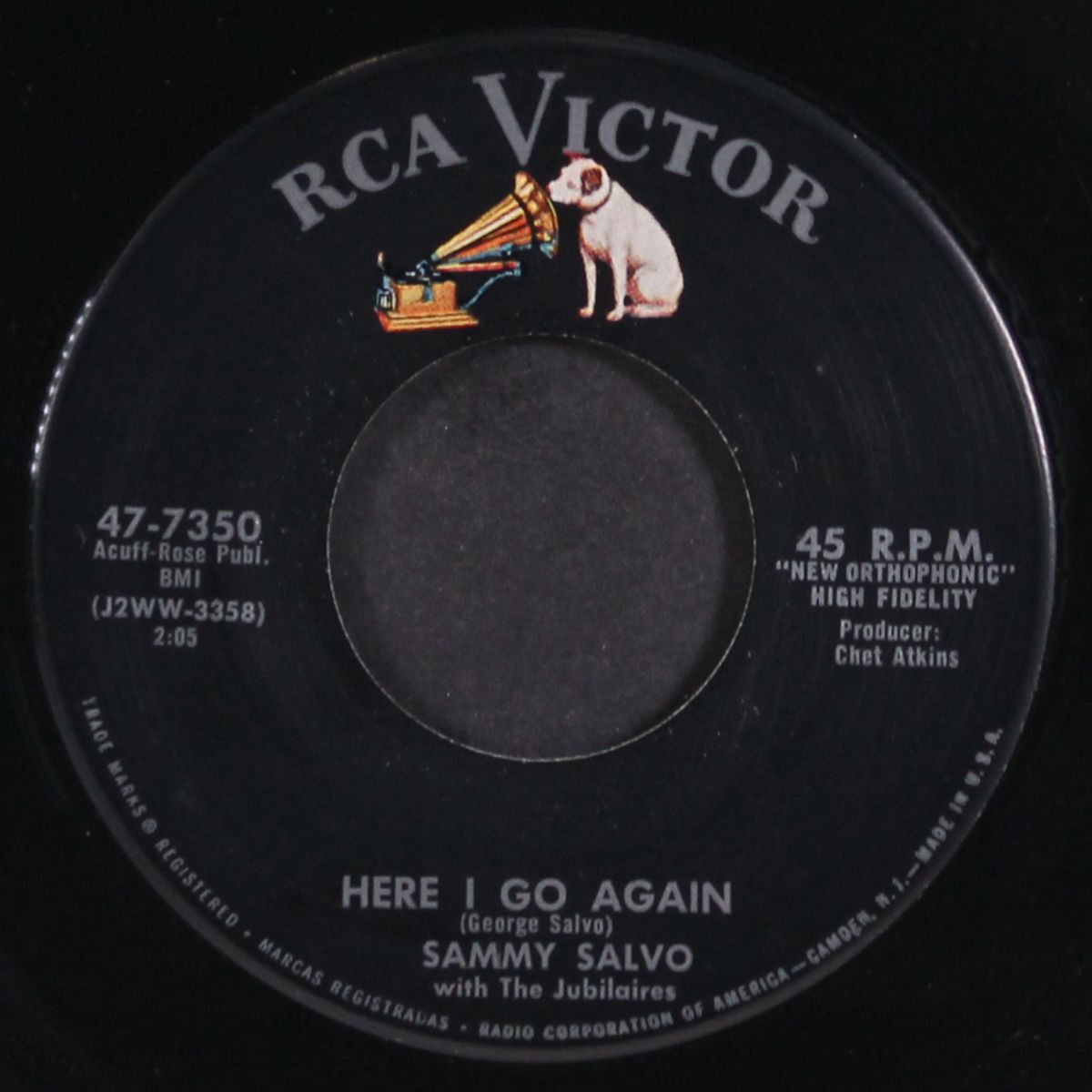 here i go again / am i lucky by SAMMY SALVO